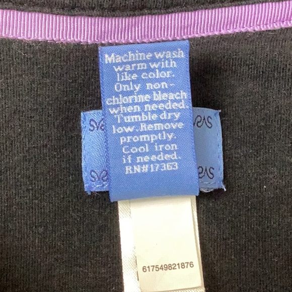 NWOT Simply Vera Intimidates Sleep Shirt Size Large. - Picture 9 of 9